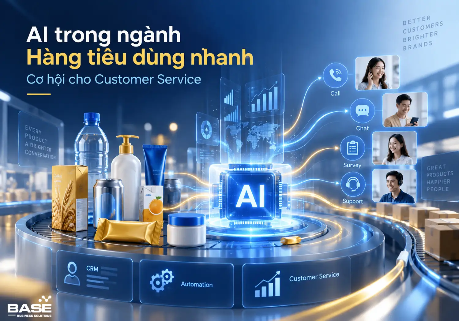 AI trong ngành Hàng tiêu dùng nhanh: Cơ hội nào cho Customer Service?