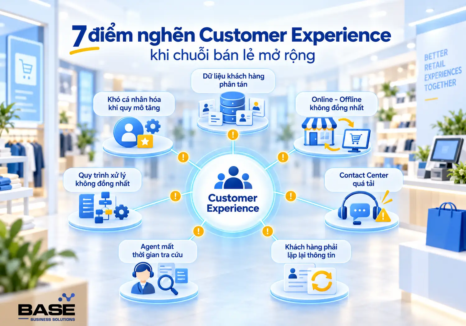 7 điểm nghẽn Customer Experience thường gặp khi chuỗi bán lẻ mở rộng