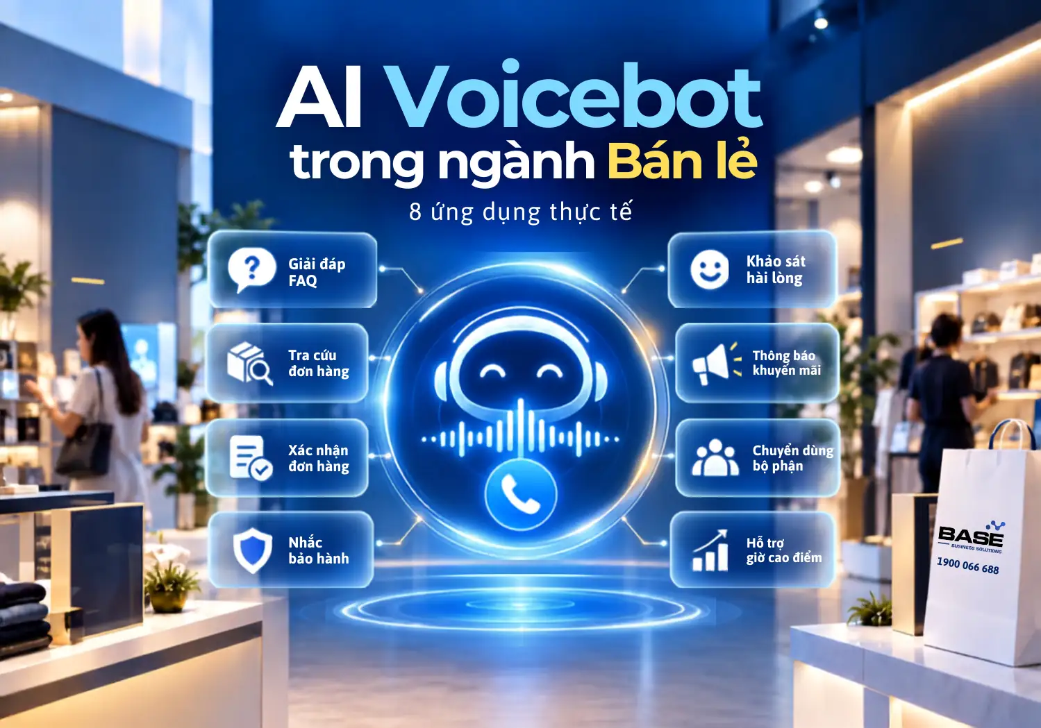 AI Voicebot trong ngành Bán lẻ: 8 use case thực tế