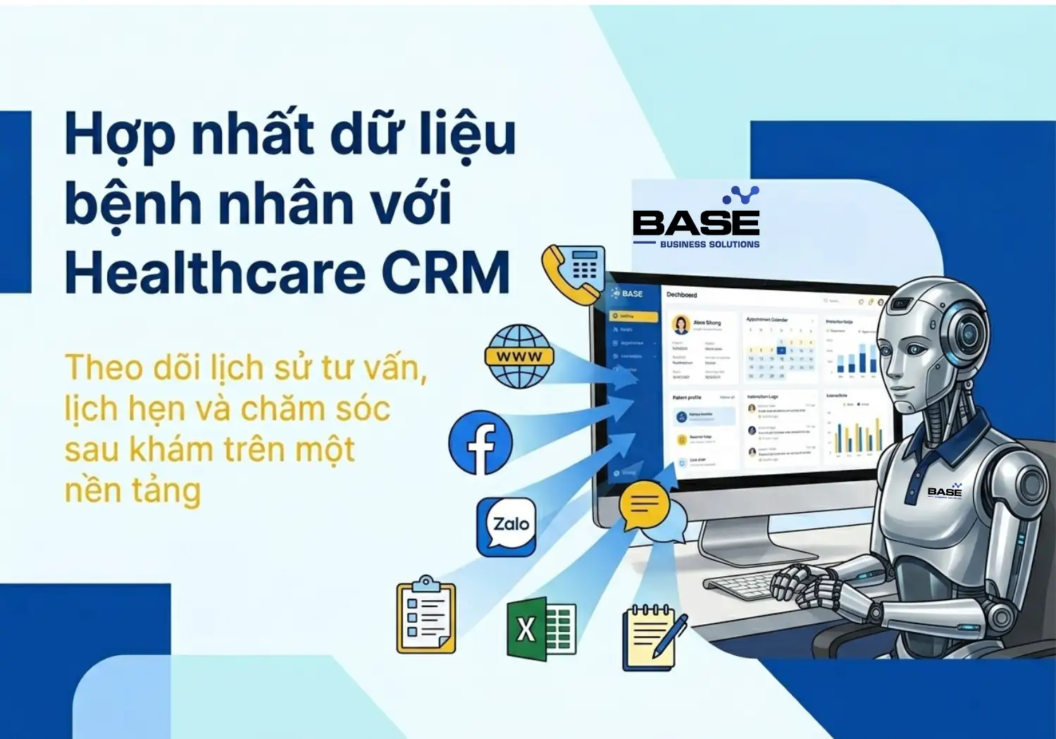 CRM cho phòng khám và bệnh viện: Vì sao dữ liệu bệnh nhân cần được hợp nhất?