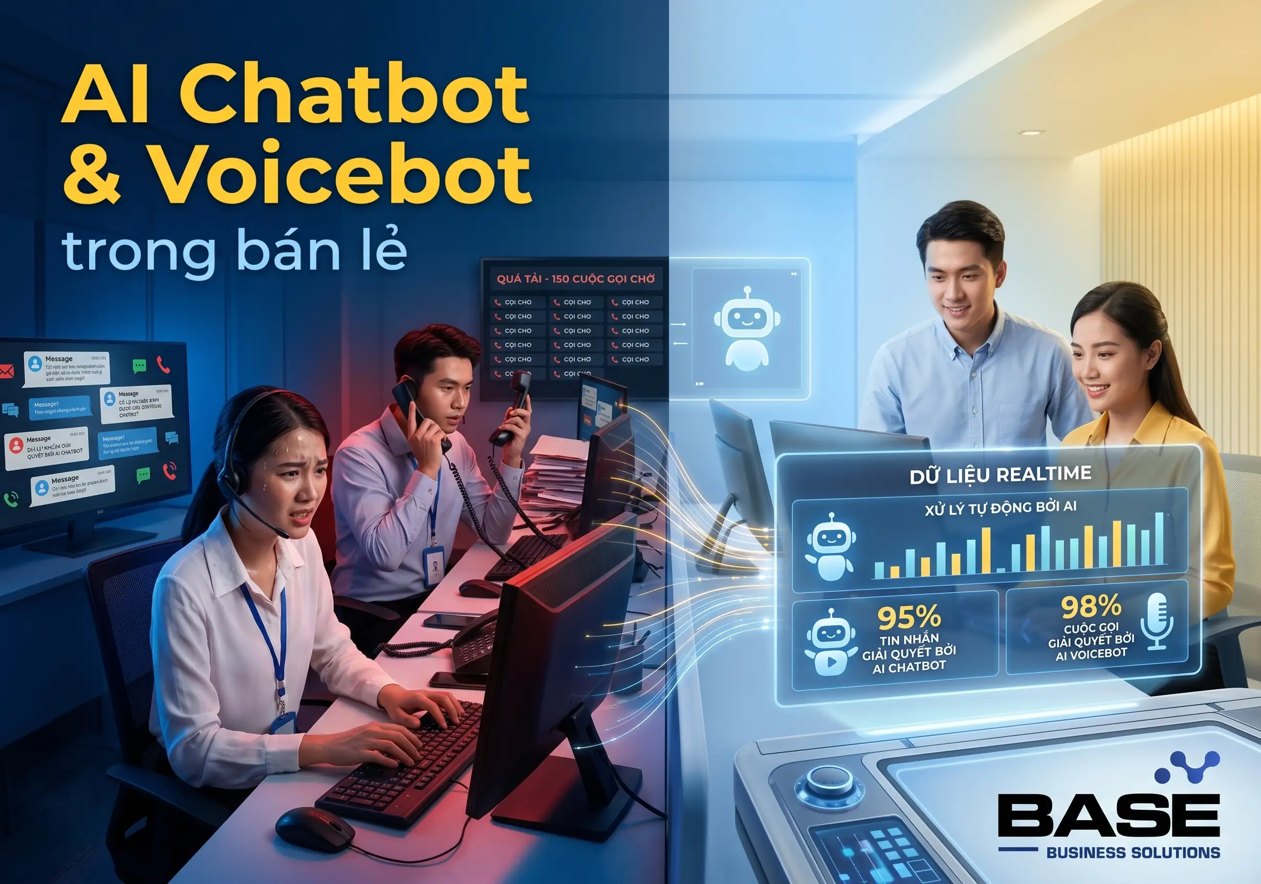 AI Chatbot & Voicebot: Giải pháp giảm 40–60% khối lượng CSKH trong bán lẻ