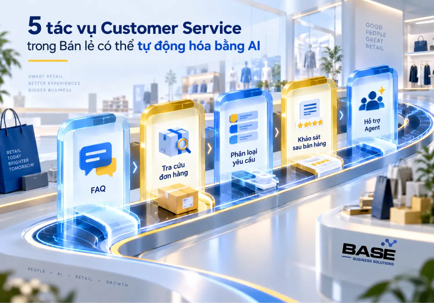 5 tác vụ Customer Service trong Bán lẻ có thể tự động hóa bằng AI